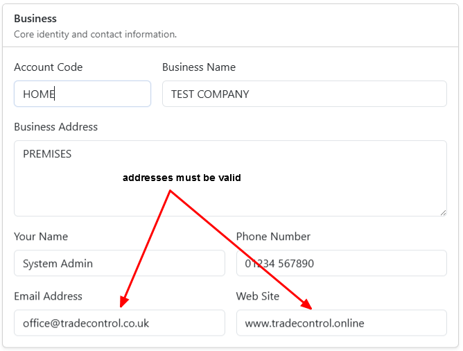 Business Identity