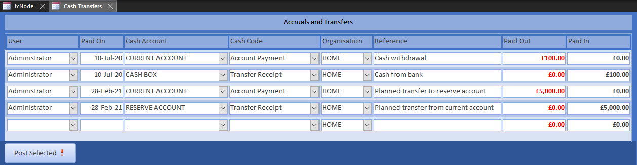 Cash Withdrawal