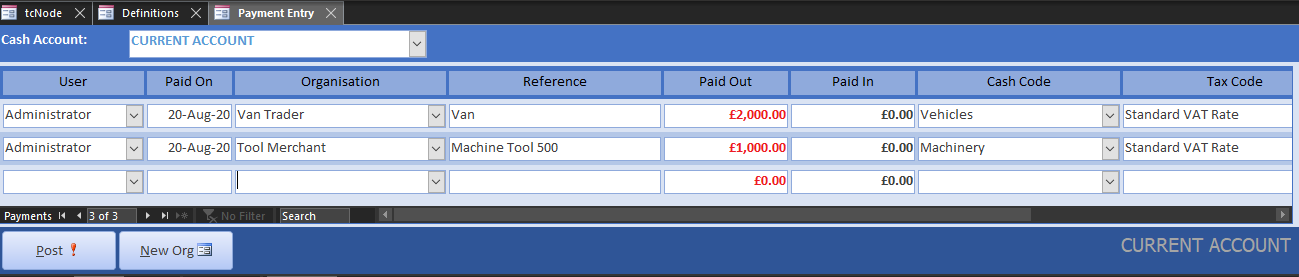 Buy Fixed Asset