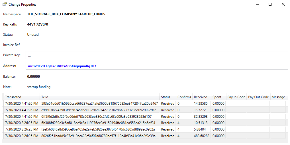 Change Properties