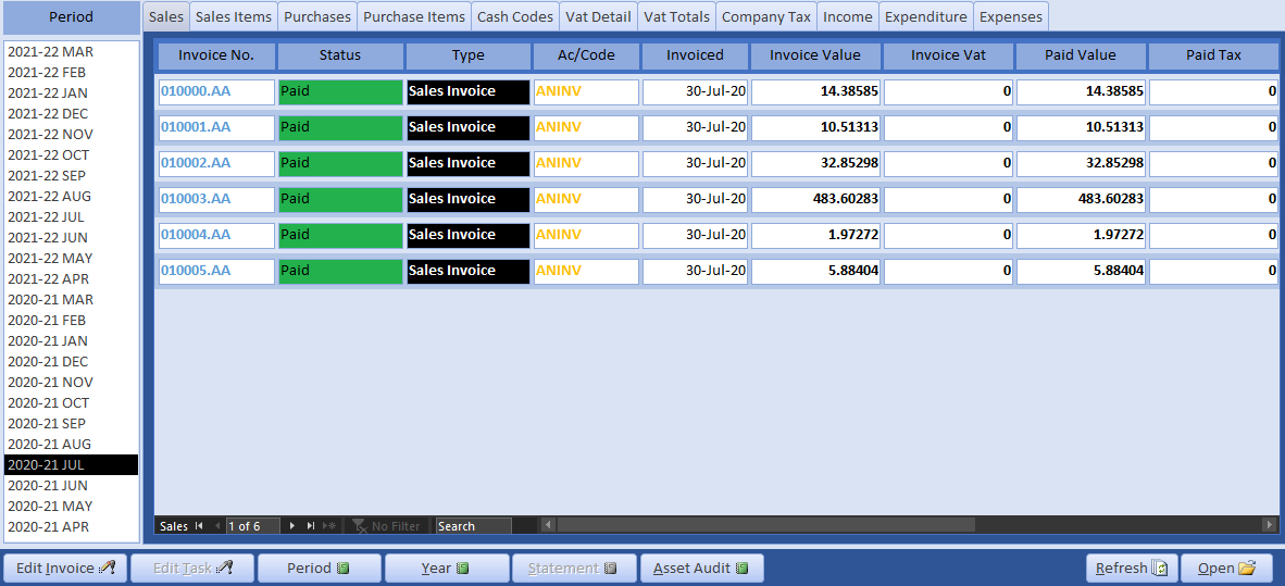 Sales Invoice