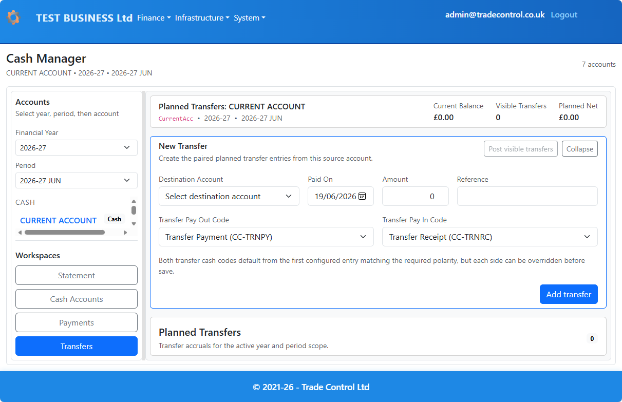 User Profile - blue theme