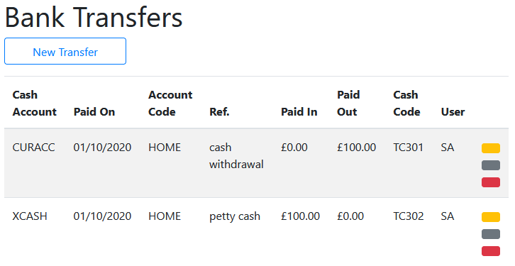 cash withdrawal