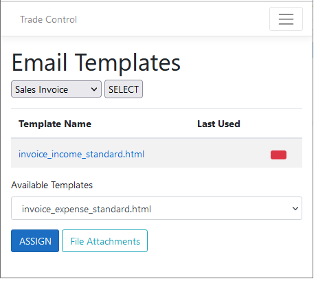 document template